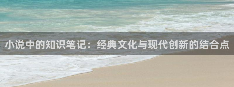 趣书网小说免费阅读：小说中的知识笔记：经典文化与现代创新的结合点
